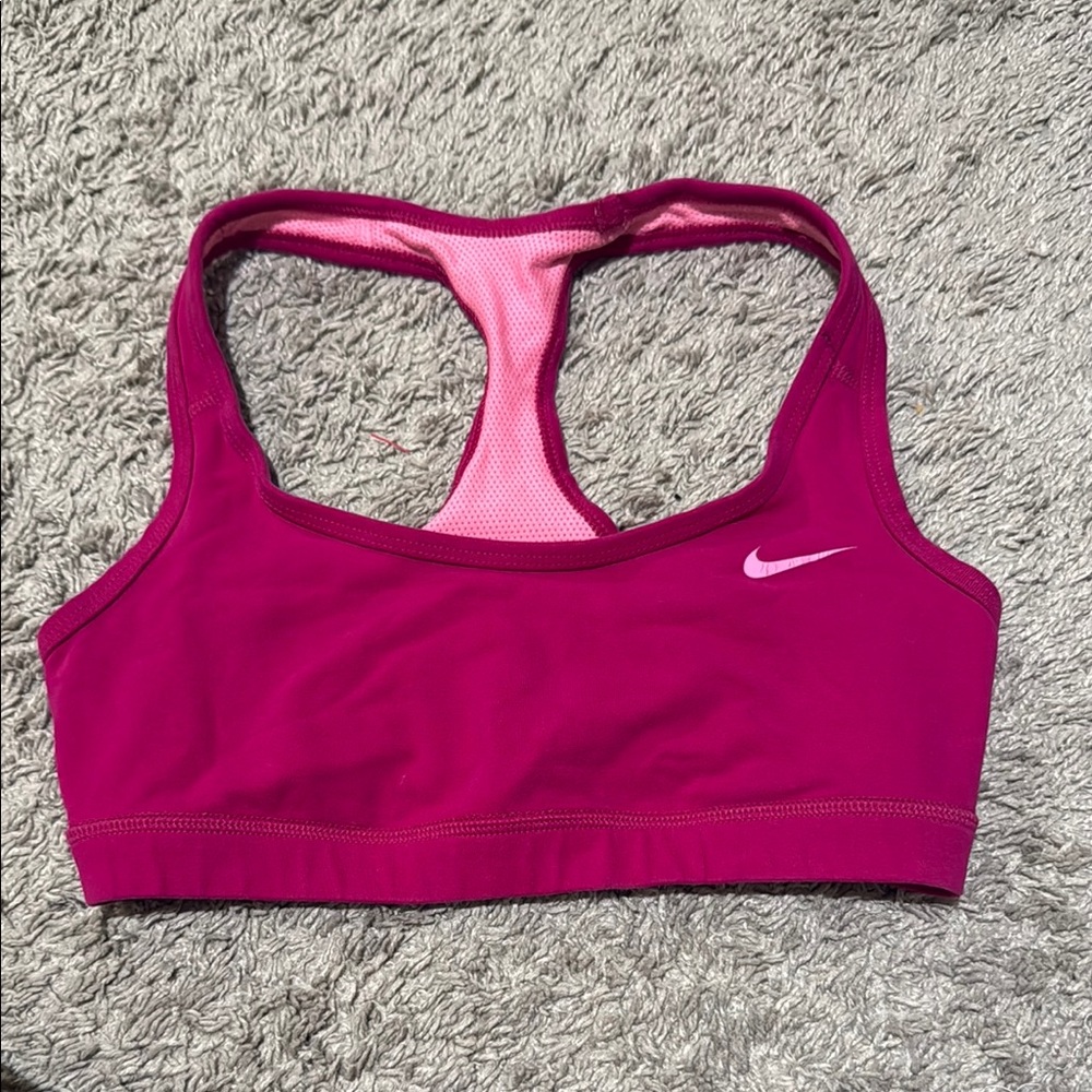 Nike Women's Pink & Magenta Reversible Sports Bra